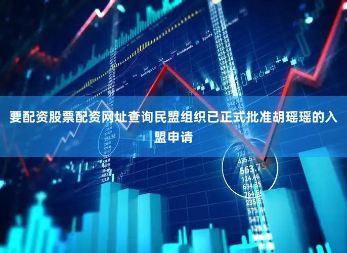 要配资股票配资网址查询民盟组织已正式批准胡瑶瑶的入盟申请